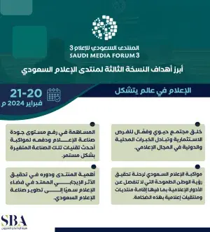 "المنتدى السعودي للإعلام 3 أبرز أهداف النسخة الثالثة لمنتدى الإعلام السعودي"
